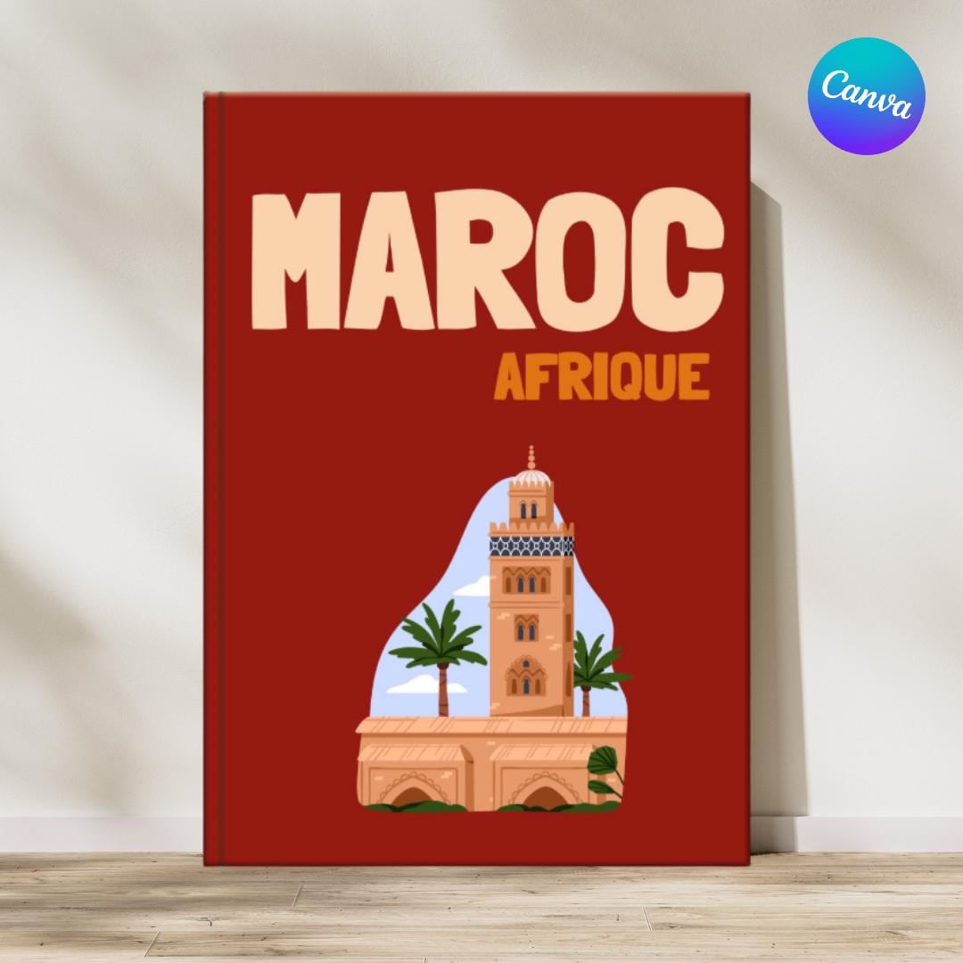 MOROCCO Assouline Style Photo Album Template to Download and