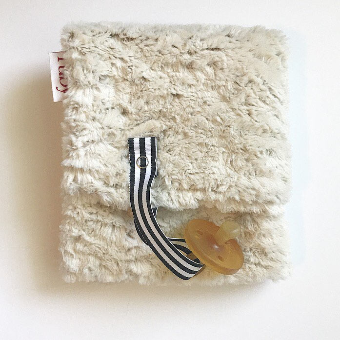 Frosted Camel Minky Binky Blanket lovey lovey blanket minky Etsy