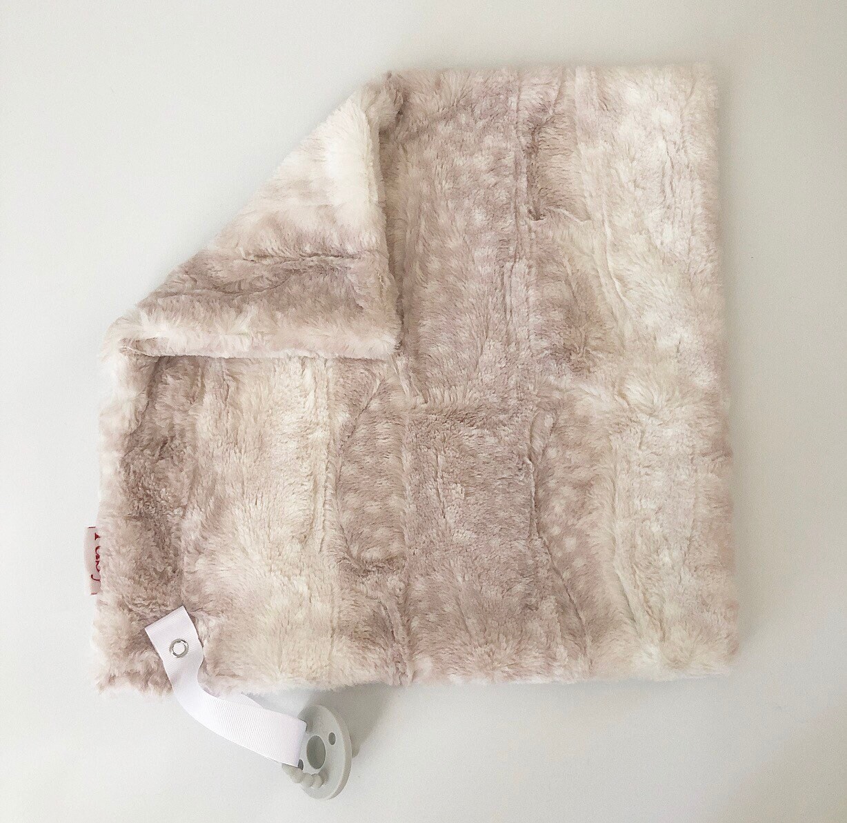 Ready to ship Blush Fawn Minky Binky Blanket baby lovey Etsy