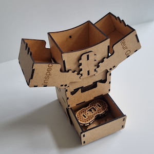 Opbergtoren voor kaarten en dobbelstenen - Warhammer Old World, Wargame en Magic: The Gathering accessoire