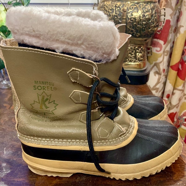 Sorel Manitou Lined Snow Boots Women's 9