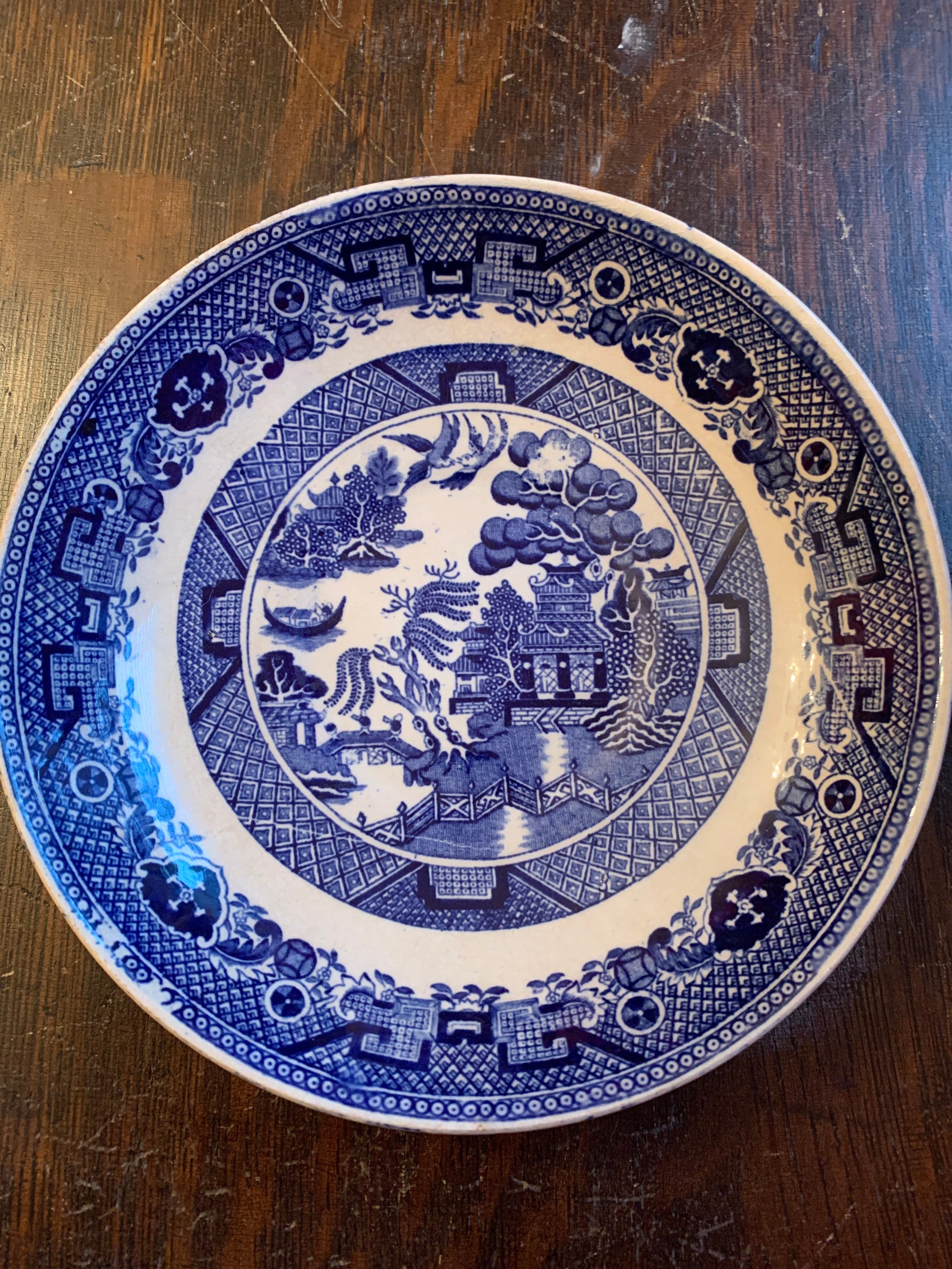 Antique blue willow - Etsy 日本