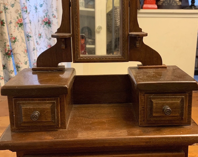 Victorian Eastlake Dresser Jewelry Box Etsy