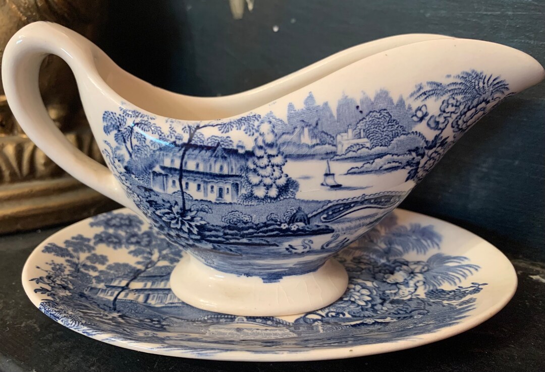 英国ヴィンテージ ロイヤルスタッフォードシャーTransferware トレイ