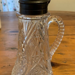 Victorian Style Syrup Jug EAPG