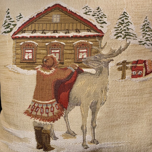 Hines of Oxford Tapestry Pillow Etsy