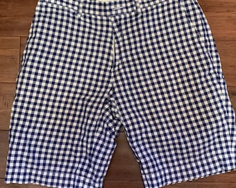 Vintage Ralph Lauren Polo Checked Bermuda Shorts Size 32 Vintage Preppy Shorts Vintage Polo Shorts