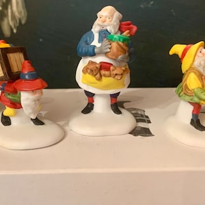 New in Box Dept 56 Toymaker Elves The North Pole Village vintage Christmas Village Elf Decor Santa Gift