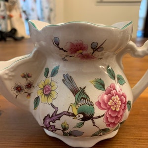 Antique Transferware English Ironstone Shaving Mug
