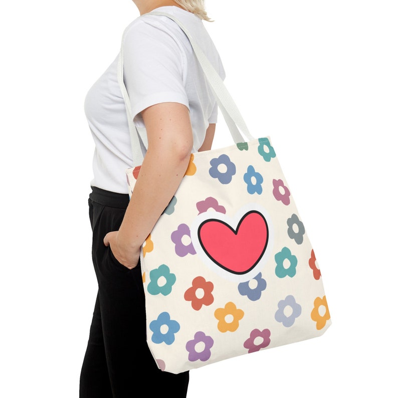 Floral 'I'm A Simple Woman' Tote Bag - Cute Inspirational Shoulder Bag For Women, Beach, Work, Grocery, Or Bookish Gifts