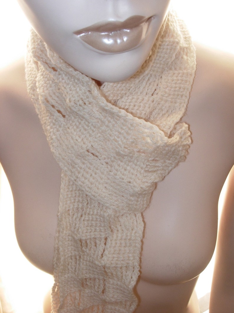 wavy scarf crochet pattern