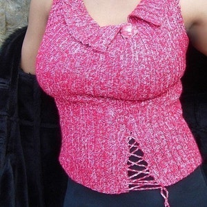 Sugar Kane curvy yet stylish Crochet Top Pattern image 2