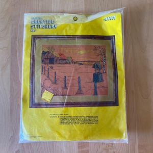 Crewel Creative Stitchery Kit - Farm Scene