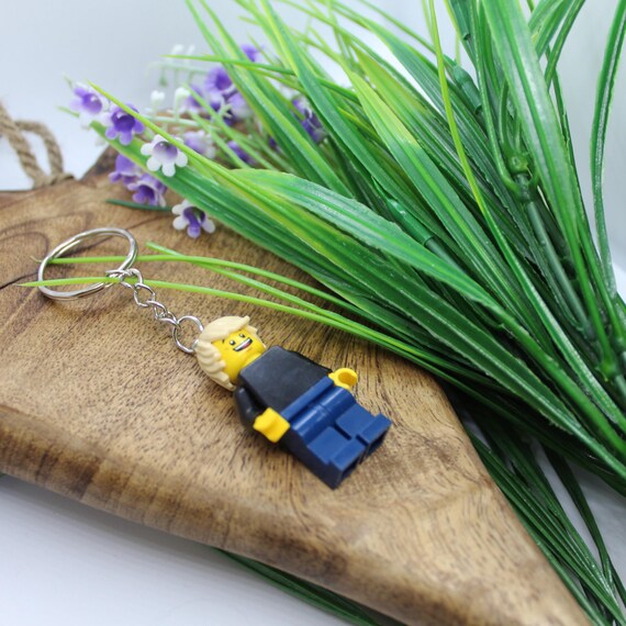 Personalized LEGO® Minifigure Keyring: Custom Valentines Day Gift, Valentines gifts