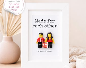 Gepersonaliseerd cadeau voor stellen, gepersonaliseerde fotolijst, Valentijnscadeau, cadeaus voor stellen, gepersonaliseerd Valentijnscadeau