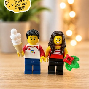 Personalisiertes Minifigur Geschenk: Personalisierte LEGO® Figuren, Geschenke für jemanden, der alles hat, Geschenke zum Valentinstag