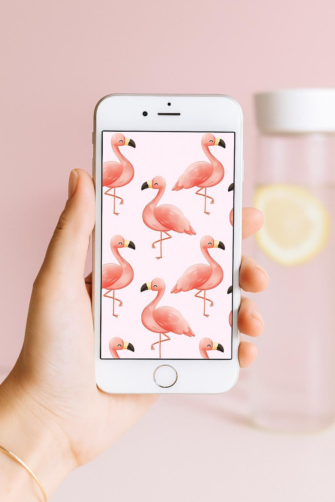 Fun Summer Inspired Pink Phone Wallpapers – Aesthetic Retro iPhone