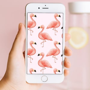 Fun Summer Inspired Pink Phone Wallpapers – Aesthetic Retro iPhone Backgrounds | Nostalgic Pastel Lock Screens | Cute Digital Download Pack