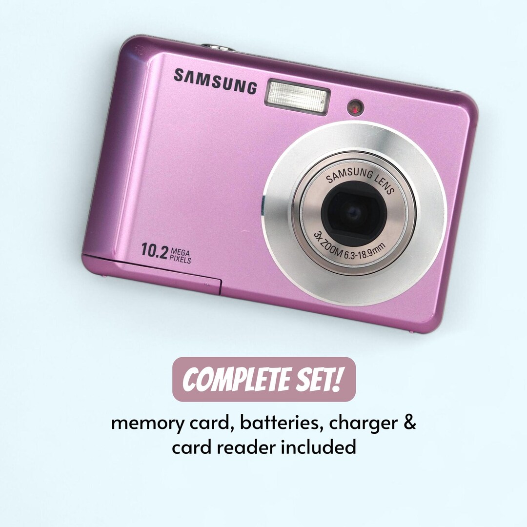 Samsung ES15 - Y2k Pink Digicam, Fully Tested and Easy to Use - Etsy