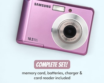 Samsung ES15 - y2k pink digicam, fully tested and easy to use