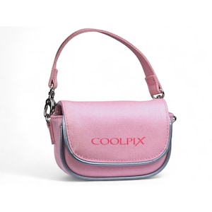 Mini bolsa rosa para Nikon Coolpix – Estojo para câmera Y2K