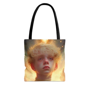 Sac fourre-tout Tarot « Five of Swords » - grand moyen petit - sac artistique - jeu de cartes de tarot - sac à main double face - sac de transport - oracle magique