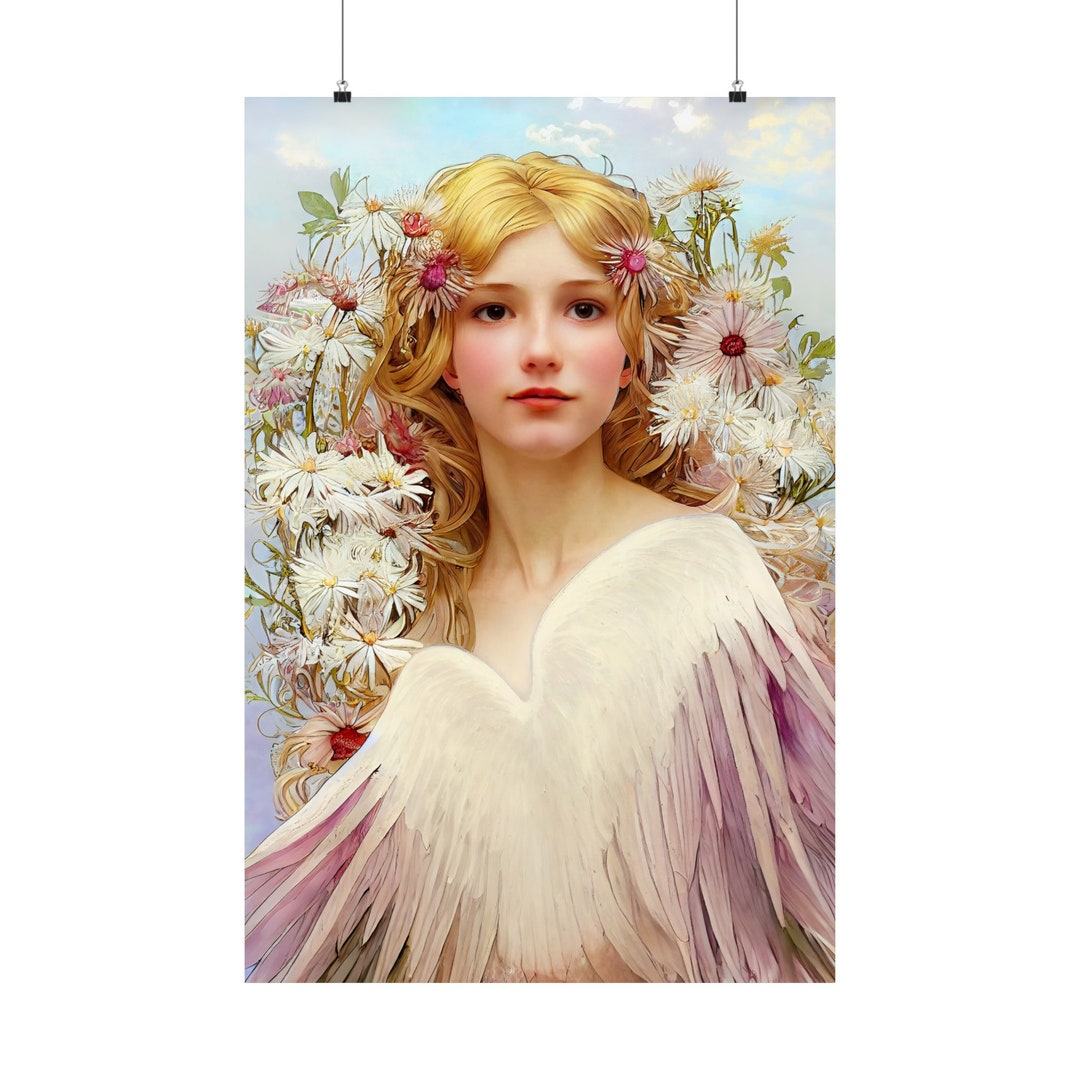 Araqiel Poster Print - Guardian Angel Art Print - Multiple Sizes ...