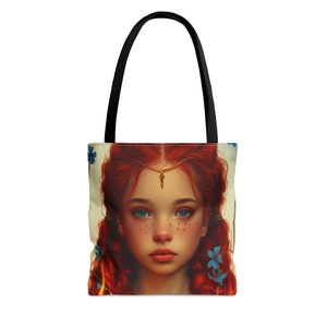 Sac fourre-tout « dix baguettes » Tarot - grand moyen petit - pochette artistique - jeu de cartes de jeu de tarot - sac à main double face - sac de transport - oracle magique