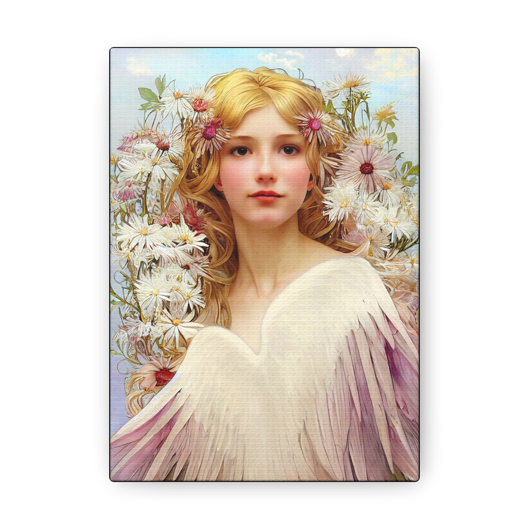 Araqiel - Gallery Wrapped Canvas Print - Guardian Angel Print