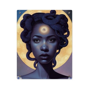 Kosmisch dier 'slang' acryl muurkunst paneel - klaar om op te hangen acrylafdruk - tarotkaart kunst - goddelijke orakel tarot waarzeggerij artwork