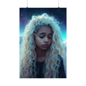 Impression d'affiche de tarot « Les neuf épées » - Impression d'art de la série de cartes de tarot - Plusieurs tailles - Posters verticaux mats de qualité supérieure - Divination magique