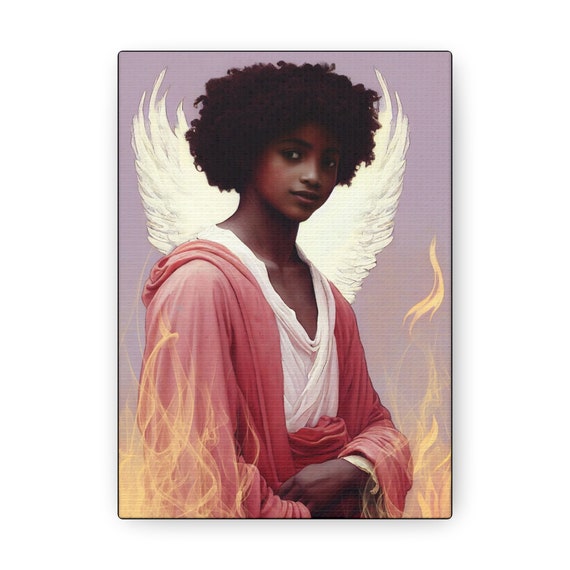 Iah Hel - Gallery Wrapped Canvas Print - Guardian Angel Print