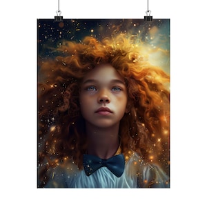 Leo Zodiac posterafdruk - Oracle Card Series Art Print - meerdere formaten - premium matte verticale posters - magische astrologie