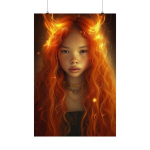 Impression d'affiche de tarot « Deux baguettes » - Impression d'art de la série de cartes de tarot - Plusieurs tailles - Posters verticaux mats haut de gamme - Divination magique