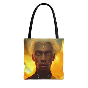 Sac fourre-tout Tarot « King of Swords » - grand moyen petit - sac artistique - jeu de cartes de jeu de tarot - sac à main double face - sac de transport - oracle magique