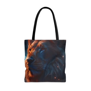 Cosmic Animal draagtas 'leeuw' - groot medium klein - kunsttas - orakelkaart - dubbelzijdige portemonnee - draagtas - magisch orakel