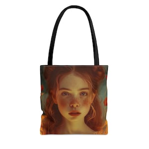 Sac fourre-tout Tarot « huit baguettes » - grand moyen petit - sac artistique - jeu de cartes de tarot - sac à main double face - sac de transport - oracle magique