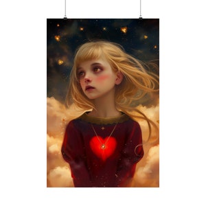 Impression d'affiche de tarot « Les trois épées » - Impression d'art de la série de cartes de tarot - Plusieurs tailles - Posters verticaux mats de qualité supérieure - Divination magique
