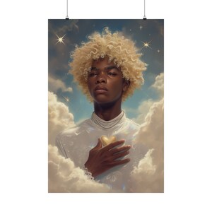 Impression d'affiche de tarot « L'as d'épées » - Impression d'art de la série de cartes de tarot - Plusieurs tailles - Posters verticaux mats de qualité supérieure - Divination magique