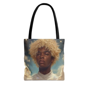 Sac fourre-tout Tarot « As d'épées » - grand moyen petit - sac artistique - jeu de cartes de tarot - sac à main double face - sac de transport - oracle magique