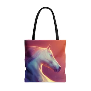 Cosmic Animal draagtas 'paard' - groot medium klein - kunsttas - orakelkaart - dubbelzijdige portemonnee - draagtas - magisch orakel