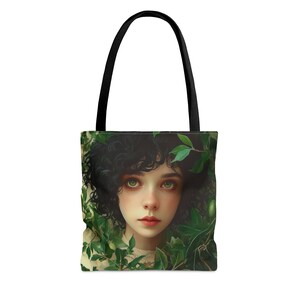 Sac fourre-tout Tarot « Dix de pentacles » - grand moyen petit - sac artistique - jeu de cartes de tarot - sac à main double face - sac de transport - oracle magique