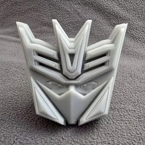 Megatronus Prime Emblem – 3D Printed Fan Art UN-Painted| Transformers One Inspired | Resin Collectible