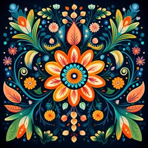 Kleurrijke bloementegels v1 digitale pagina's | Afdrukbare digitale achtergronden met bloemen | Voor plakboeken, kaarten maken, knutselen| JPG's voor commercieel gebruik