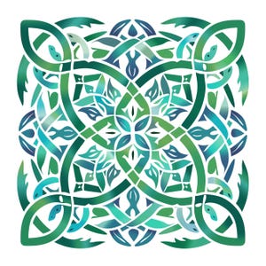 Stylized Celtic Knot Clip Art Set | Fun Digital Images | For Scrapbooks, Card Making, Crafts | Commercial Use PNGs | Transparent Background
