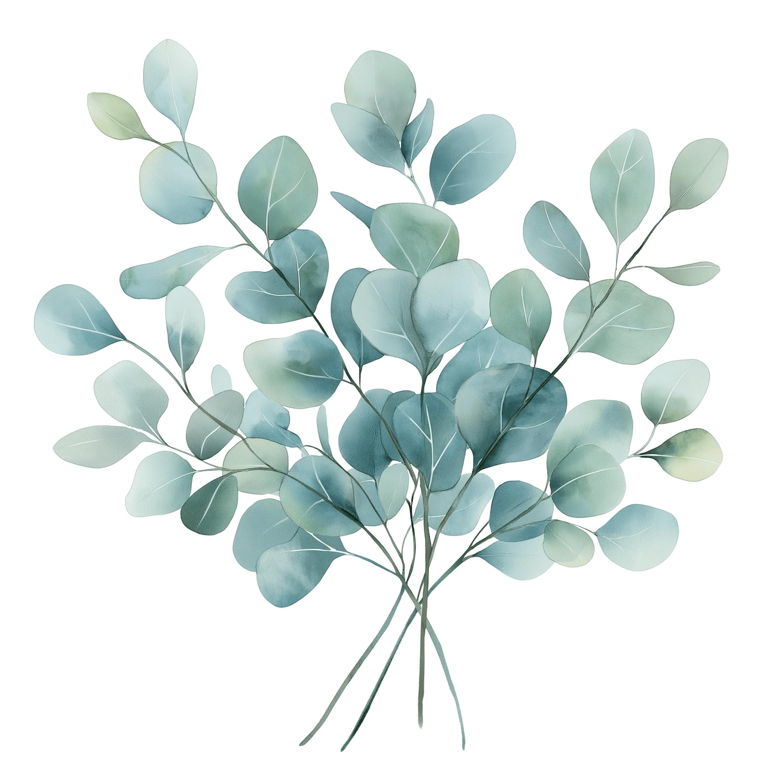 Eucalyptus Leaves Clip Art Set Digital Botanical Images For eucalyptus-leaves-clip-art-set-digital-botanical-images-for