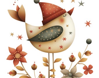 Set di Clip Art di Uccelli Stravaganti / Immagini di Uccelli Digitali per Album di Ritagli, Creazione di Biglietti, Artigianato / PNG per Uso Commerciale / Sfondi Trasparenti