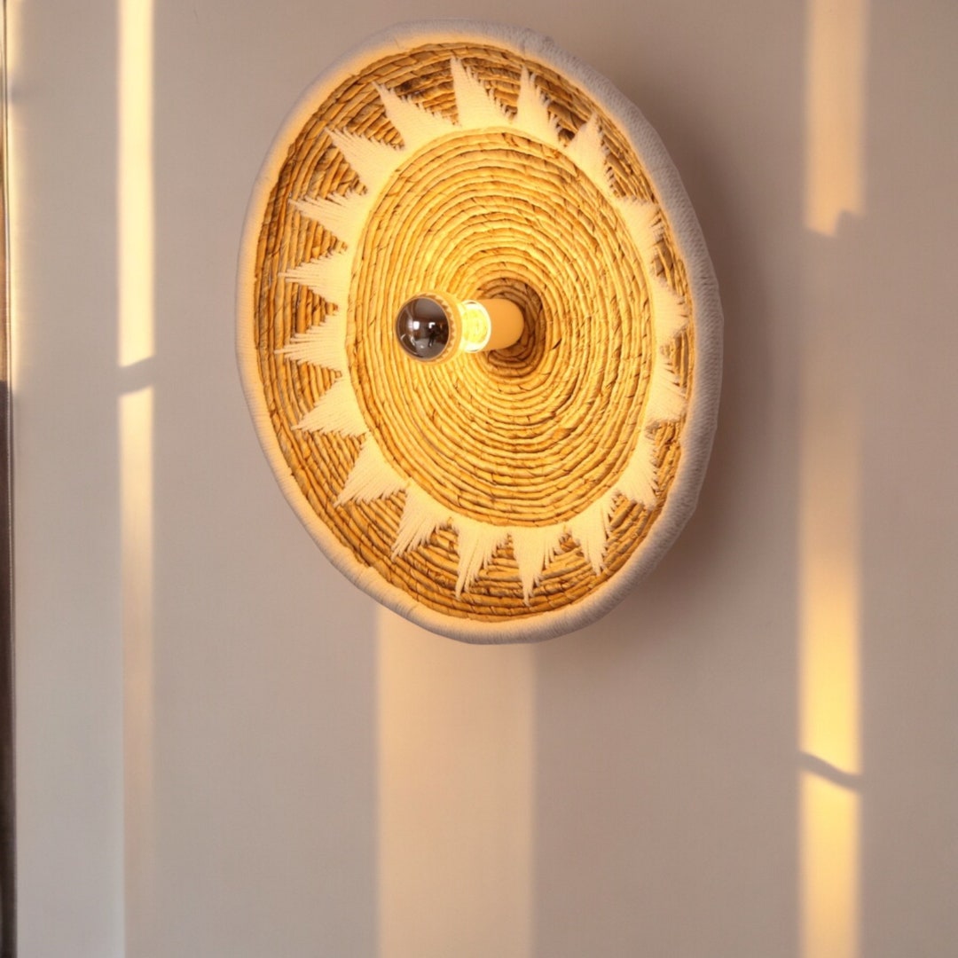 Round Wall Light Handmade Sconce Wall Sconce Pair Handmade Furniture ...