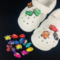 Cartoon Car Shoe Charms - Fun Decorations for Kids - Inspired by Racing Adventure - Perfect Gift for Kids