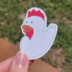 Chicken Duck Sticker